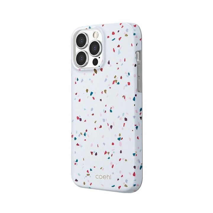 UNIQ etui Coehl Terrazzo iPhone 13 ProMax 6,7" biały/natural white na NearMe.pl