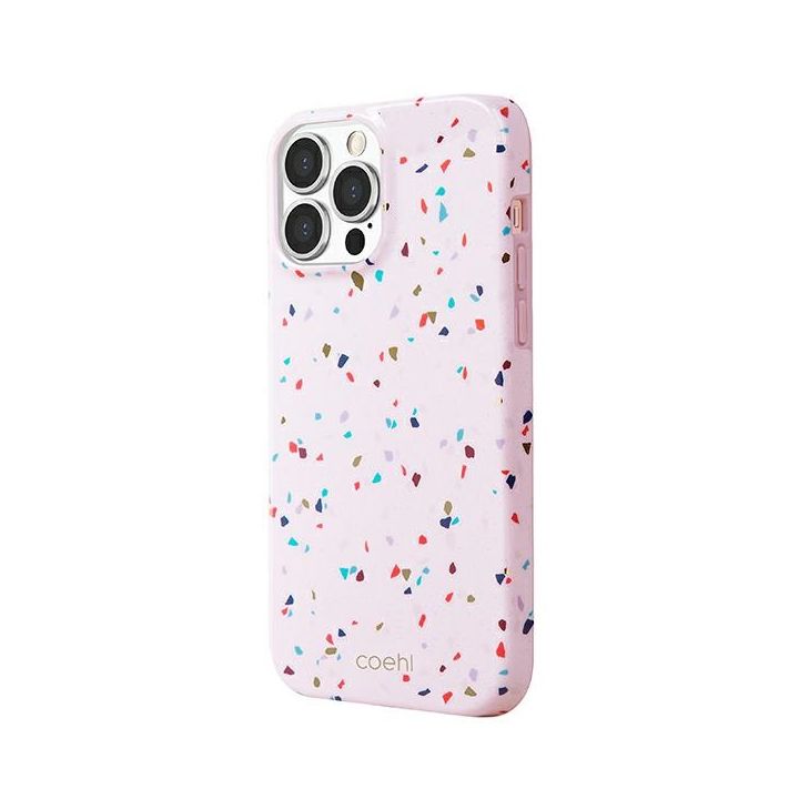 UNIQ etui Coehl Terrazzo iPhone 13 ProMax 6,7" różowy/blush pink na NearMe.pl