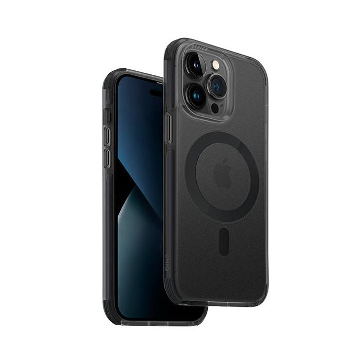 UNIQ etui Combat iPhone 14 Pro Max6,7" Magclick Charging czarny/concrete charcoal na NearMe.pl