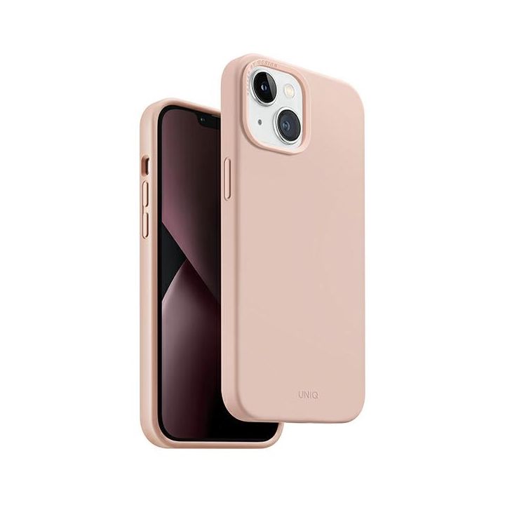UNIQ etui Lino iPhone 14 Plus / 15 Plus6.7" różowy/blush pink na NearMe.pl