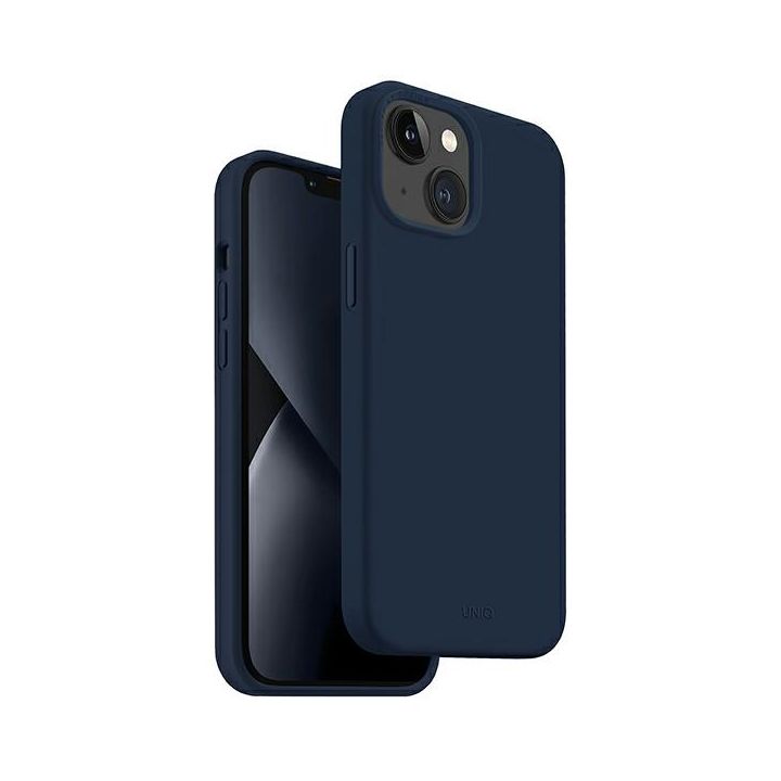 UNIQ etui Lino iPhone 14 Plus / 15 Plus6.7" niebieski/marine blue na NearMe.pl