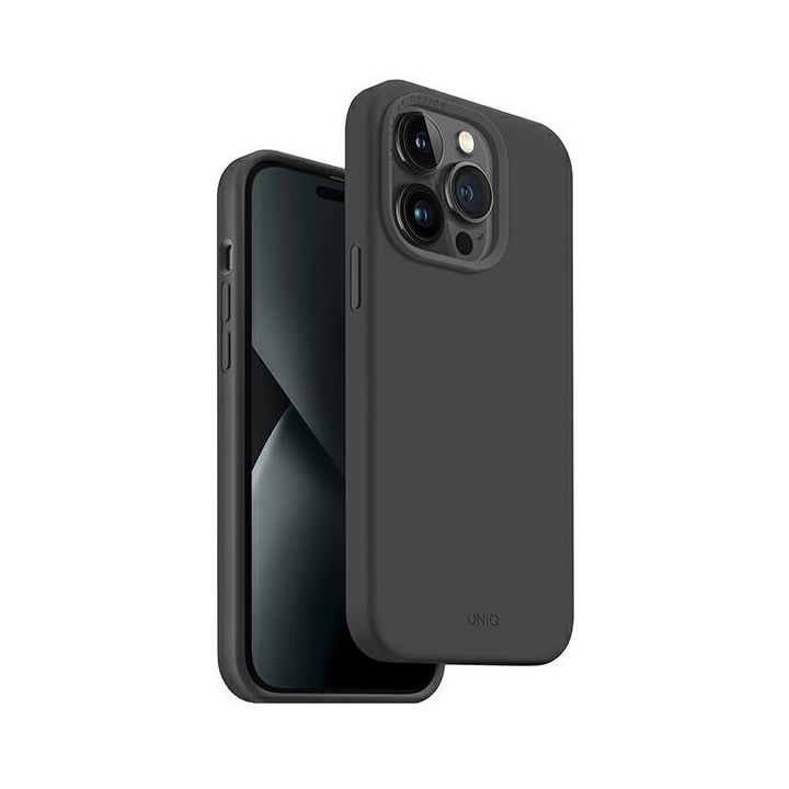UNIQ etui Lino Hue iPhone 14 Pro Max6,7" Magclick Charging szary/charcoal grey na NearMe.pl