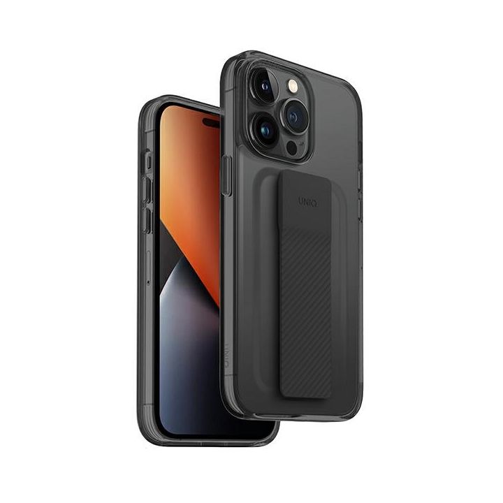 UNIQ etui Heldro Mount iPhone 14 Pro Max6,7" szary/vapour smoke na NearMe.pl