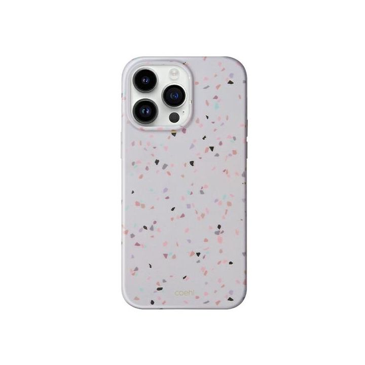 UNIQ etui Coehl Terrazzo iPhone 14 Pro6,1" piaskowy/sandstone na NearMe.pl