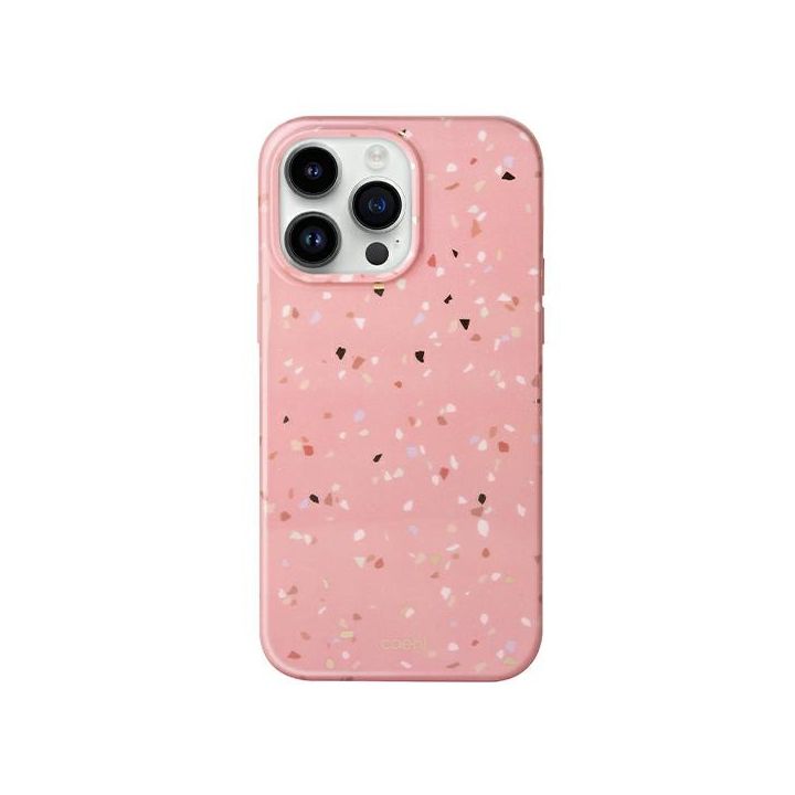 UNIQ etui Coehl Terrazzo iPhone 14 Pro6,1" różowy/coral pink na NearMe.pl