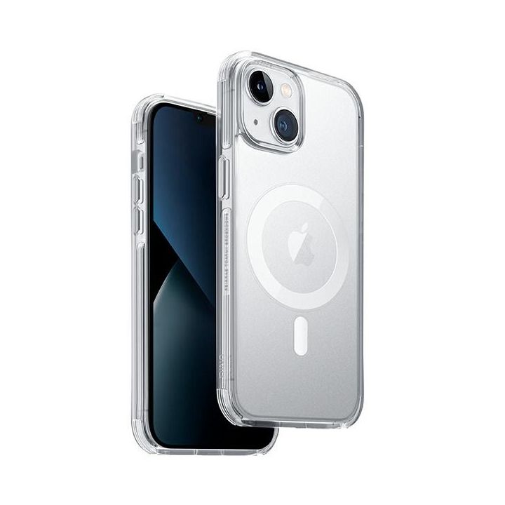 UNIQ etui Combat iPhone 14 Plus / 15Plus 6.7" Magclick Charging przeźroczysty/dove satin clear na NearMe.pl