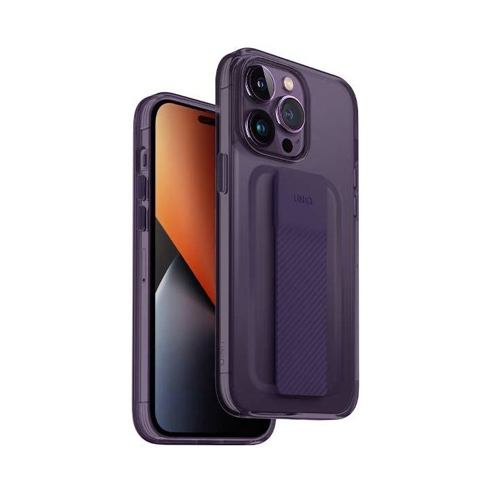 UNIQ etui Heldro Mount iPhone 14 Pro6,1" fioletowy/fig purple na NearMe.pl