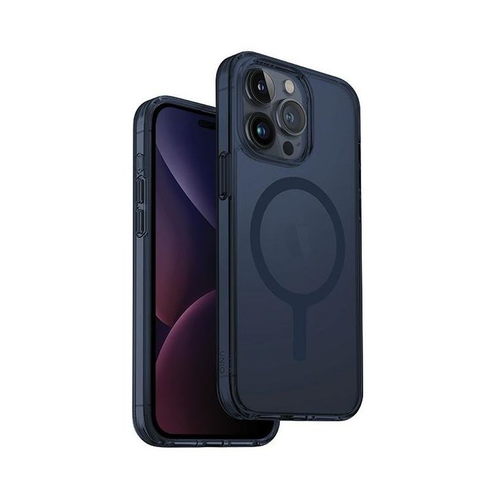 UNIQ etui LifePro Xtreme iPhone 15 Pro6.1" Magclick Charging ciemnoniebieski/smoke blue na NearMe.pl