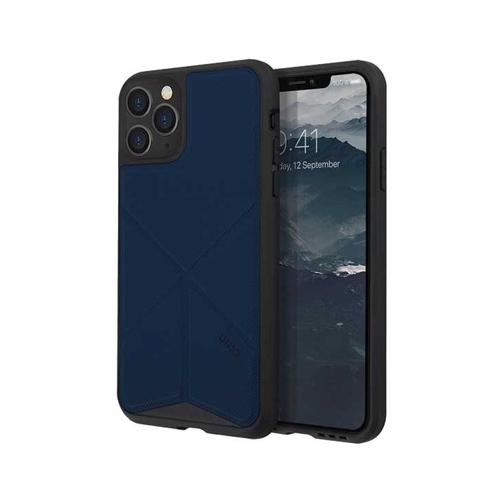 UNIQ etui Transforma iPhone 11 Proniebieski/navy panther na NearMe.pl