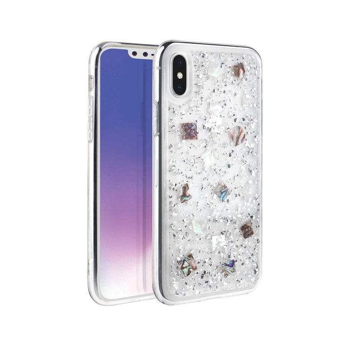 UNIQ etui Lumence Clear iPhone Xs Maxsrebrny/Perivvinkle silver na NearMe.pl