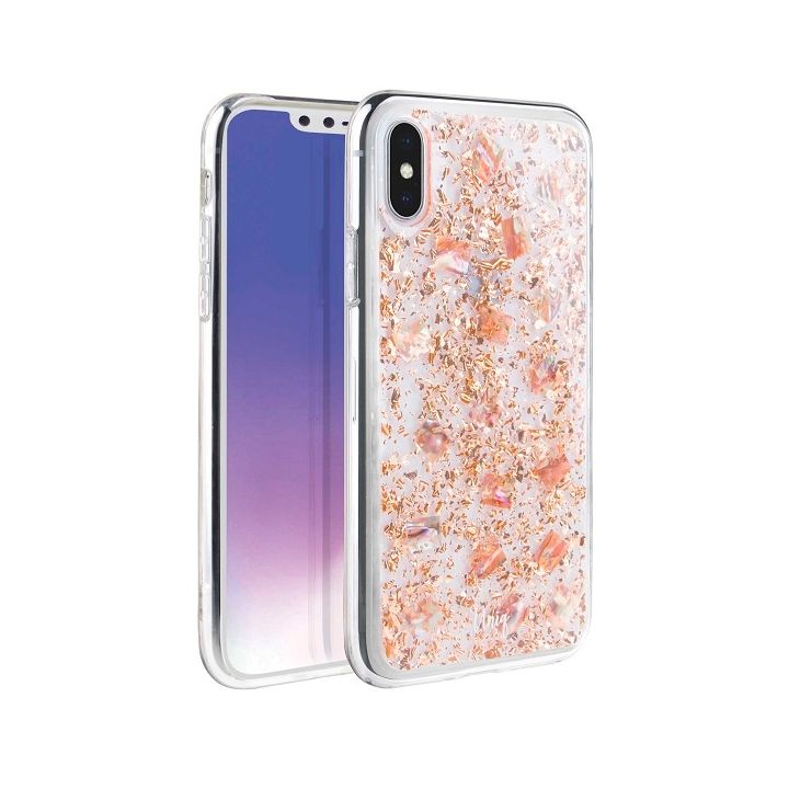 UNIQ etui Lumence Clear iPhone Xs Maxróżowo-złoty/Rosedale rose gold na NearMe.pl