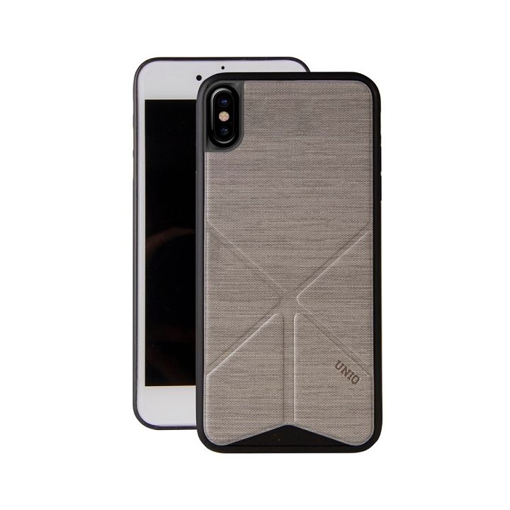 UNIQ etui Transforma Ligne iPhone X/Xsszary/ash grey na NearMe.pl