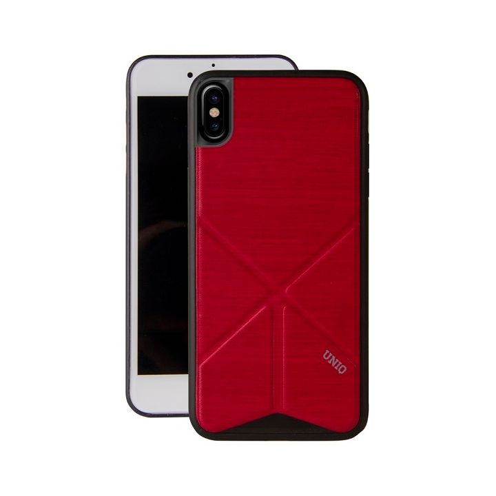 UNIQ etui Transforma Ligne iPhone X/Xsczerwony/fire red na NearMe.pl