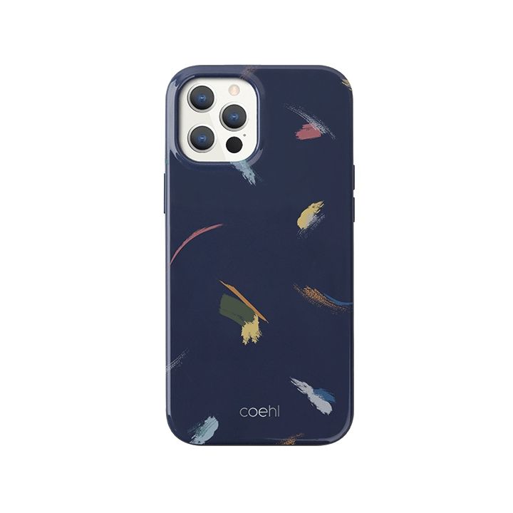 UNIQ etui Coehl Reverie iPhone 12 ProMax 6,7" niebieski/prussian blue na NearMe.pl