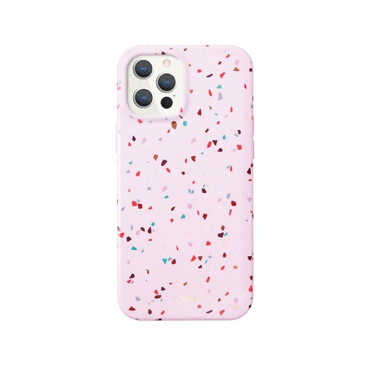UNIQ etui Coehl Terrazzo iPhone 12 ProMax 6,7" różowy/blush pink na NearMe.pl