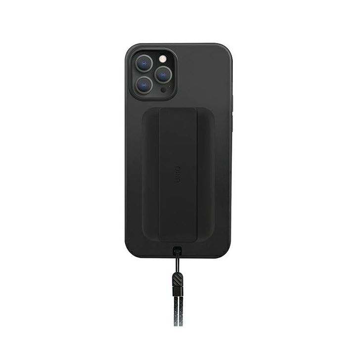 UNIQ etui Heldro iPhone 12 Pro Max 6,7"czarny/midnight black Antimicrobial na NearMe.pl