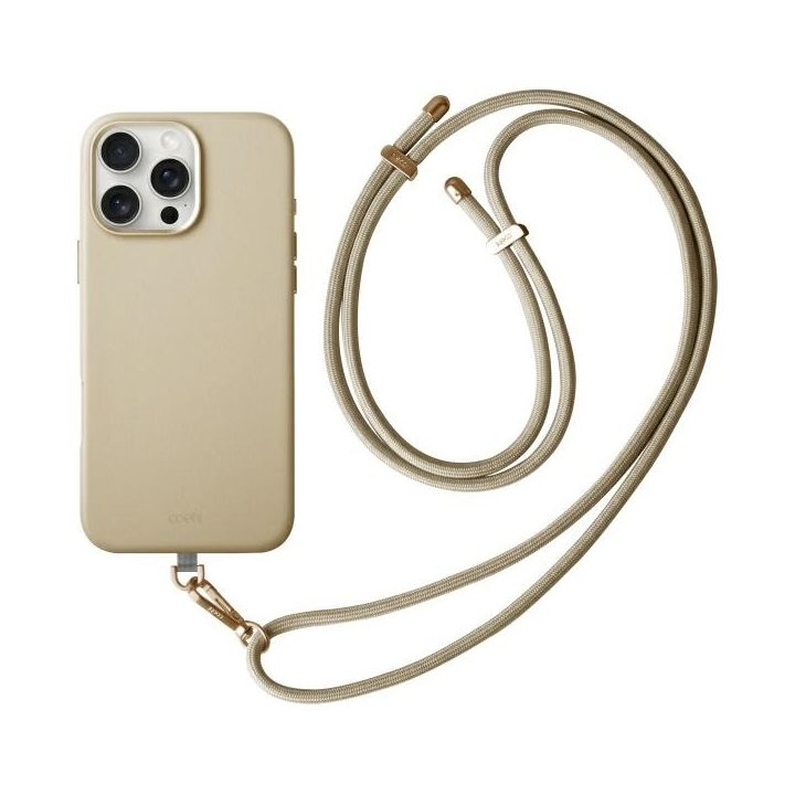 UNIQ etui Coehl Muse iPhone 16 Pro 6.3"  Magnetic Charging kremowy/cream na NearMe.pl