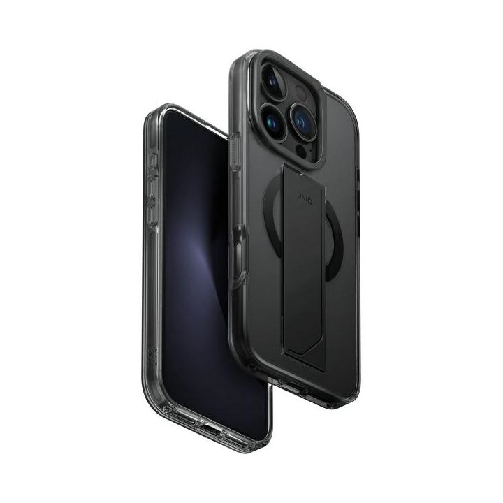 UNIQ etui Heldro Max iPhone 16 Pro 6.3"  Magclick Charging czarny/vapour smoke na NearMe.pl