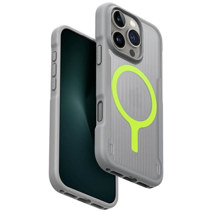 Etui UNIQ Combat Active do iPhone 16 Pro Magclick Charging szary na NearMe.pl