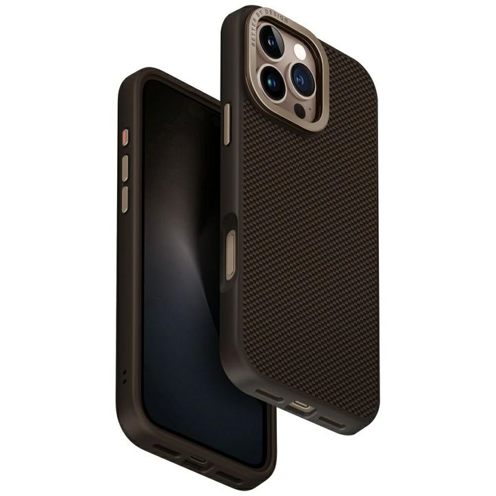 Etui UNIQ Keva Max do iPhone 16 Pro Max  Magclick Charging Camera Stand brązowy na NearMe.pl