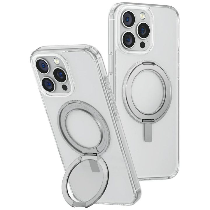 Etui UNIQ Swivix do iPhone 16 Pro Max    360 Rotating Kickstand przezroczysty na NearMe.pl