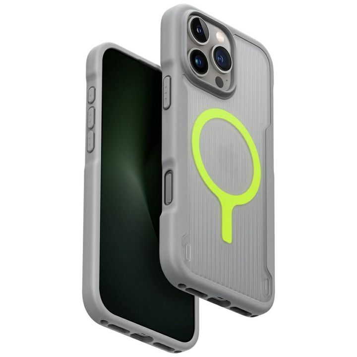 Etui UNIQ Combat Active do iPhone 16 Pro Max Magclick Charging szary na NearMe.pl