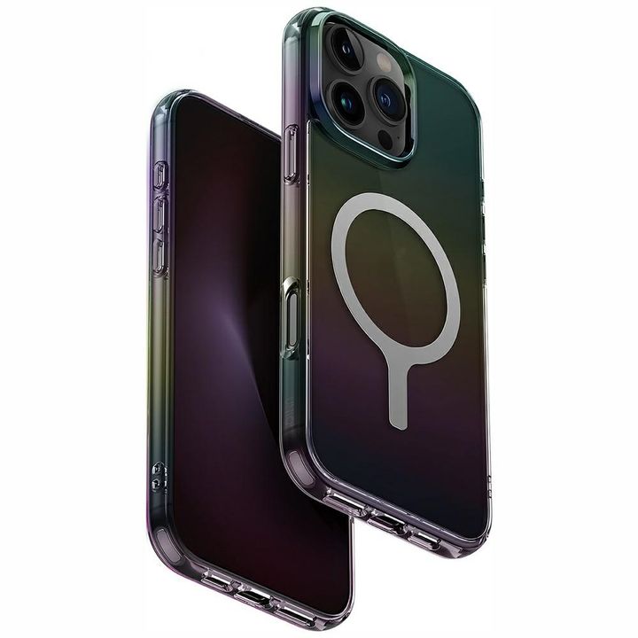 Etui UNIQ Iridescia do iPhone 16 Pro Max Magclick Charging midnight na NearMe.pl