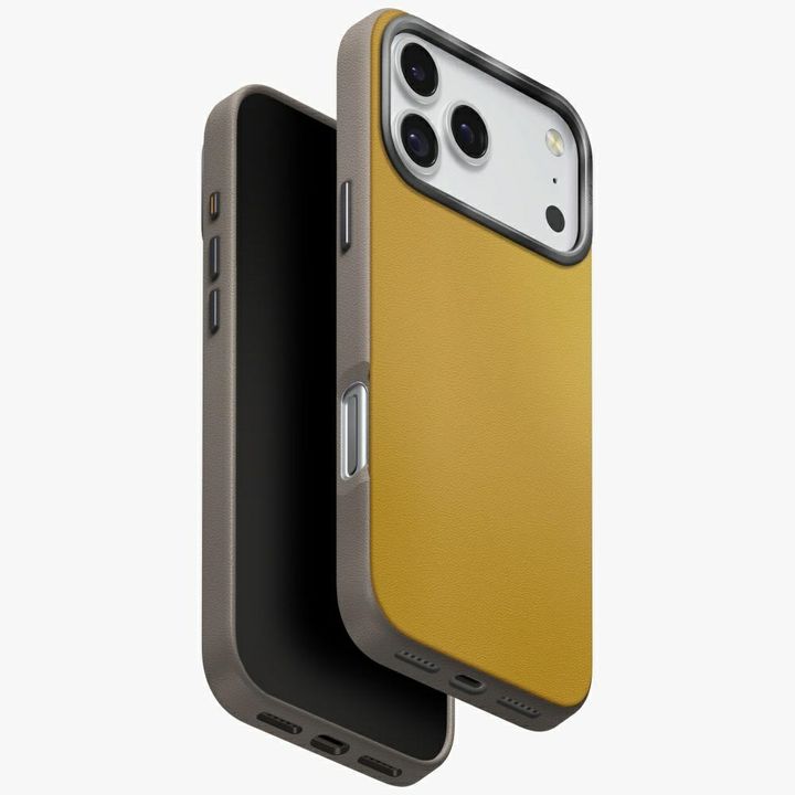 Etui UNIQ Lyden DS do iPhone 17 Pro Max  Magclick Charging zółto/szary na NearMe.pl