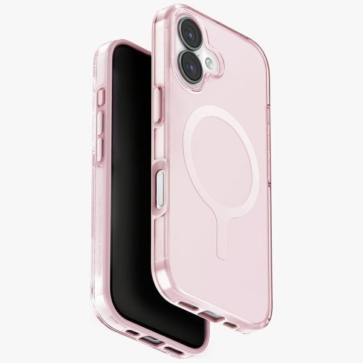Etui UNIQ Clario do iPhone 17 Magclick   Charging różowy na NearMe.pl