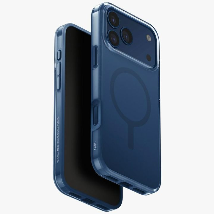 Etui UNIQ Clario do iPhone 17 Pro Max    Magclick Charging niebieski na NearMe.pl