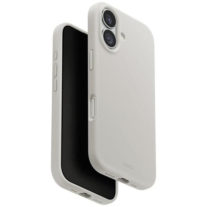 Etui UNIQ Lino do iPhone 17 Magclick     Charging jasno szary na NearMe.pl