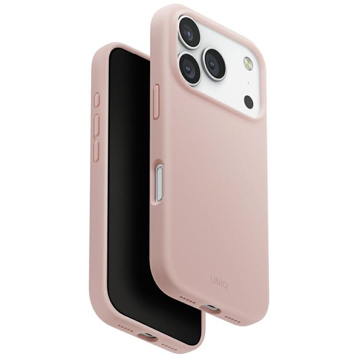 Etui UNIQ Lino do iPhone 17 Pro Magclick Charging różowy na NearMe.pl