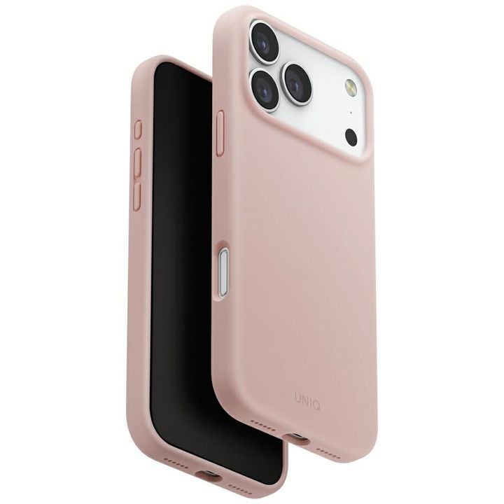 Etui UNIQ Lino do iPhone 17 Pro Max      Magclick Charging różowy na NearMe.pl