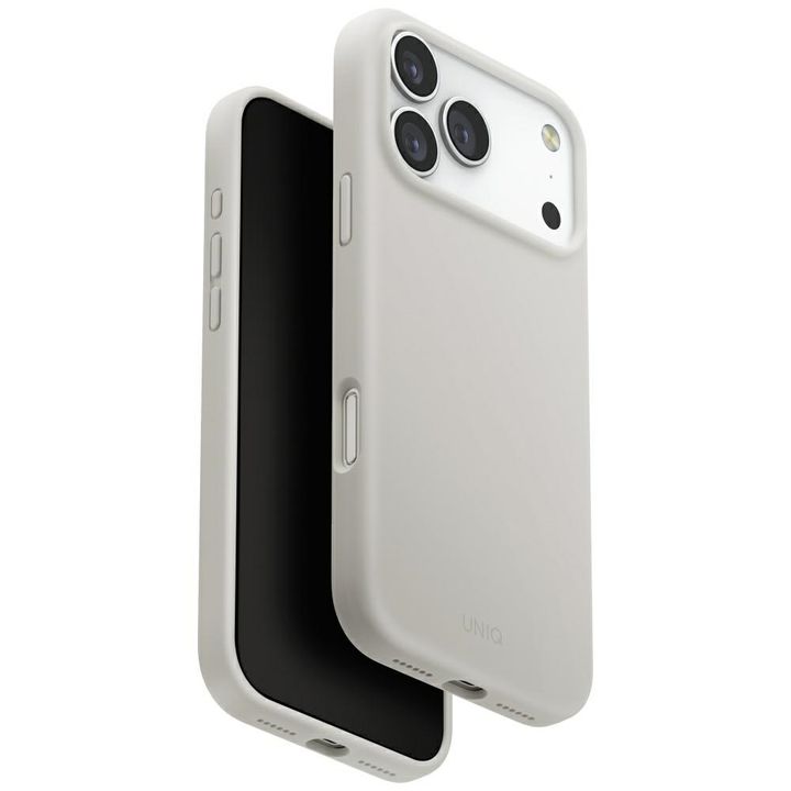 Etui UNIQ Lino do iPhone 17 Pro Max      Magclick Charging jasno szary na NearMe.pl