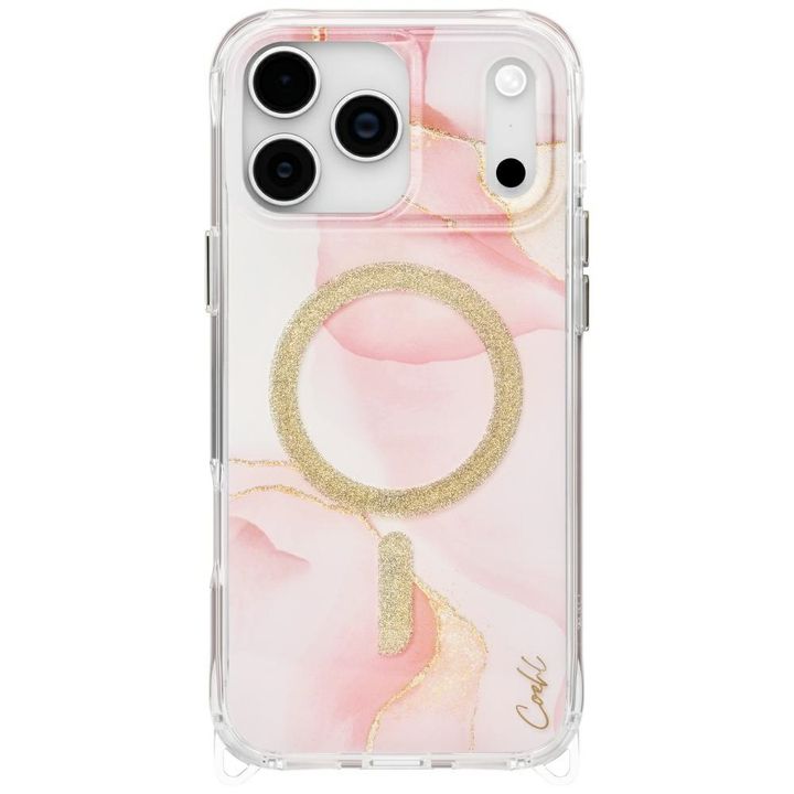 Etui UNIQ Coehl Aeris do iPhone 17 Pro   Max Magnetic Charging różowy na NearMe.pl