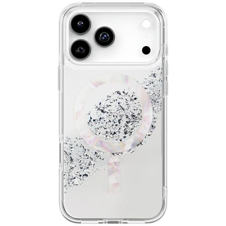 Etui UNIQ Coehl Crystelle do iPhone 17   Pro Max Magnetic Charging srebrny na NearMe.pl