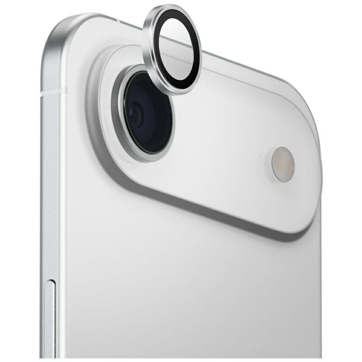 Szkło na obiektyw aparatu UNIQ Optix     Aluminium Camera Lens Protector do iPhone Air z aplikatorem srebrny na NearMe.pl
