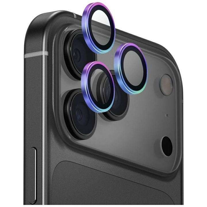 Szkło na obiektyw aparatu UNIQ Optix     Aluminium Camera Lens Protector do iPhone 17 Pro / iPhone 17 Pro Max z aplikatorem opal na NearMe.pl