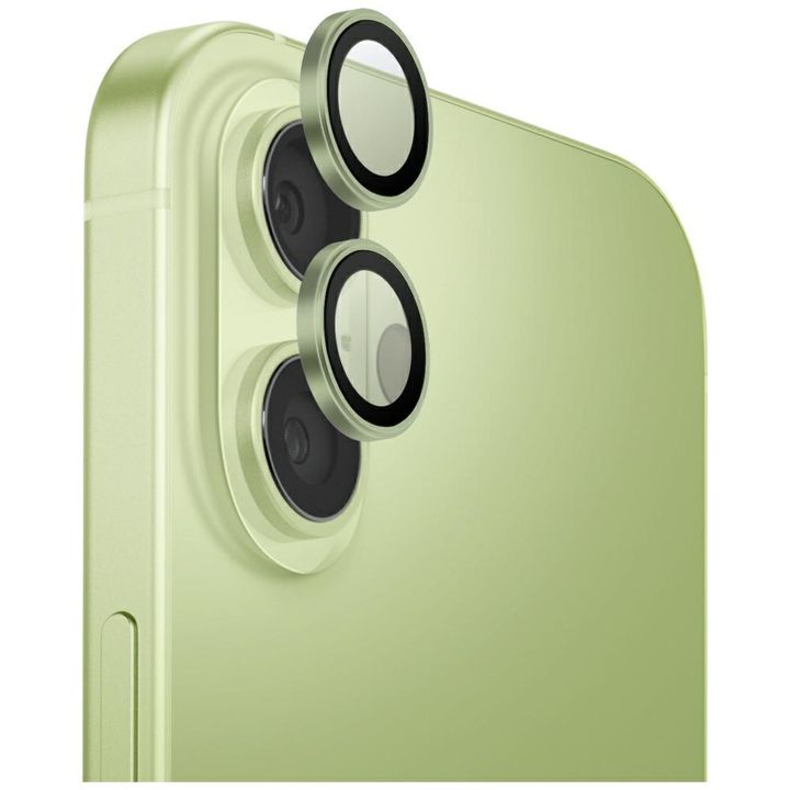 Szkło na obiektyw aparatu UNIQ Optix     Aluminium Camera Lens Protector do iPhone 17 z aplikatorem zielony na NearMe.pl