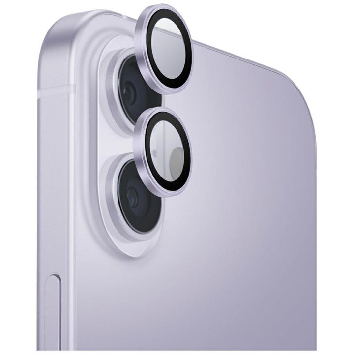 Szkło na obiektyw aparatu UNIQ Optix     Aluminium Camera Lens Protector do iPhone 17 z aplikatorem lawendowy na NearMe.pl