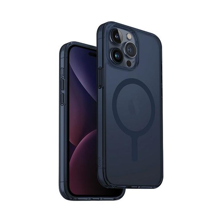 UNIQ etui LifePro Xtreme iPhone 15 ProMax 6.7" Magclick Charging ciemnoniebieski/smoke blue na NearMe.pl