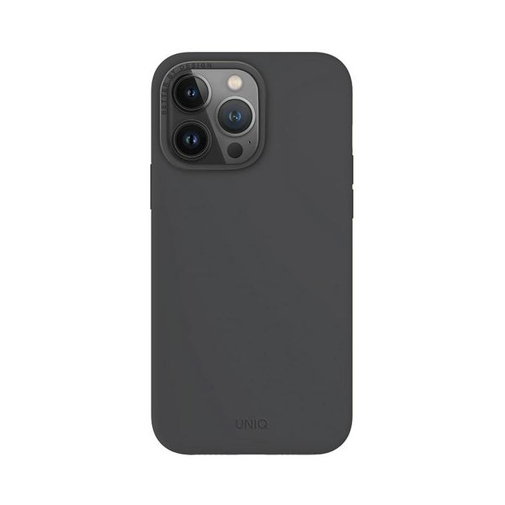 UNIQ etui Lino Hue iPhone 15 Pro Max6.7" Magclick Charging szary/charcoal grey na NearMe.pl