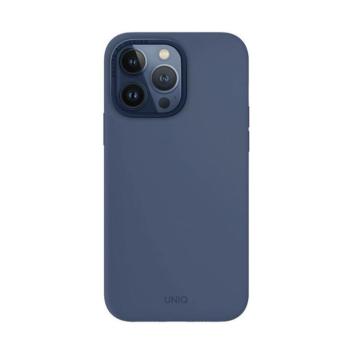UNIQ etui Lino Hue iPhone 15 Pro Max6.7" Magclick Charging granatowy/navy blue na NearMe.pl