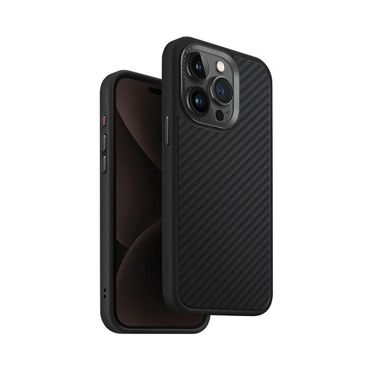 UNIQ etui Keva iPhone 15 Pro Max 6.7"Magclick Charging czarny/carbon black na NearMe.pl