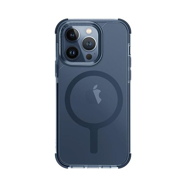 UNIQ etui Combat iPhone 15 Pro 6.1"Magclick Charging niebieski/smoke blue na NearMe.pl