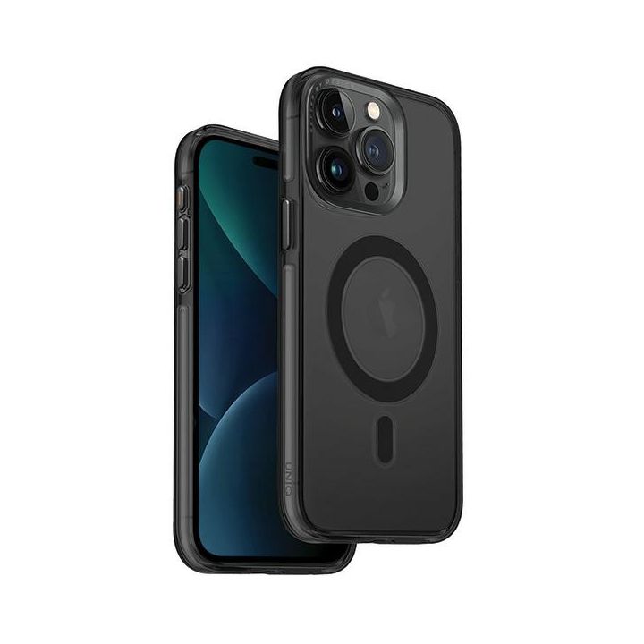 UNIQ etui Calio iPhone 15 Pro 6.1"Magclick Charging szary/smoked grey na NearMe.pl