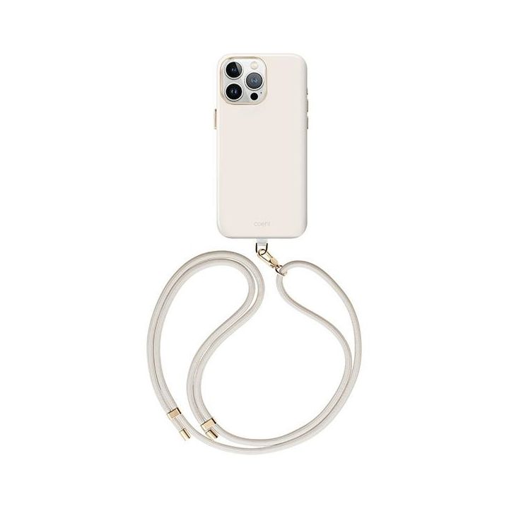 UNIQ etui Coehl Creme iPhone 15 Pro Max6.7" Magnetic Charging kość słoniowa/ivory na NearMe.pl