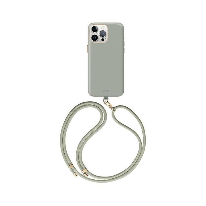 UNIQ etui Coehl Creme iPhone 15 Pro Max6.7" Magnetic Charging szałwia/soft sage na NearMe.pl