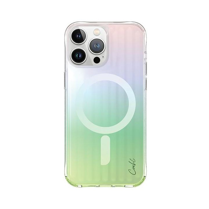 UNIQ etui Coehl Linear iPhone 15 Pro6.1" Magnetic Charging opal/iridescent na NearMe.pl