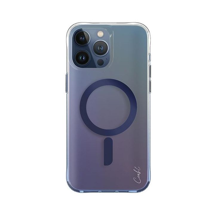 UNIQ etui Coehl Dazze iPhone 15 Pro6.1" Magnetic Charging niebieski/azure blue na NearMe.pl